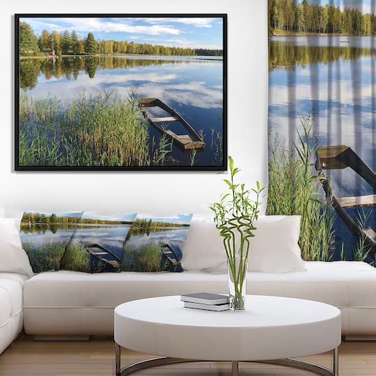 Designart - Beautiful Swedish September Lake